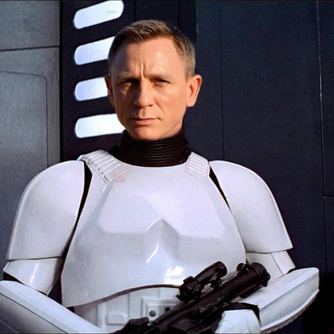 Daniel Craig Stormtrooper